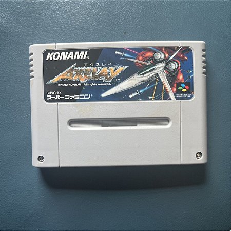 Axelay - Famicom  Super Nintendo - JP Original ( USADO )