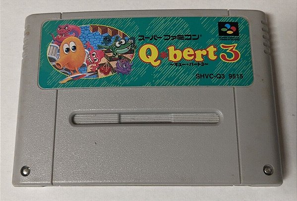 Q Bert 3 - Famicom  Super Nintendo - JP Original ( USADO )