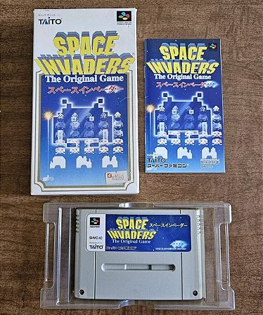 Space Invaders CIB - Famicom  Super Nintendo - JP Original ( USADO )