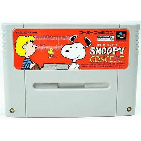 Snoopy Concert - Famicom  Super Nintendo - JP Original ( USADO )