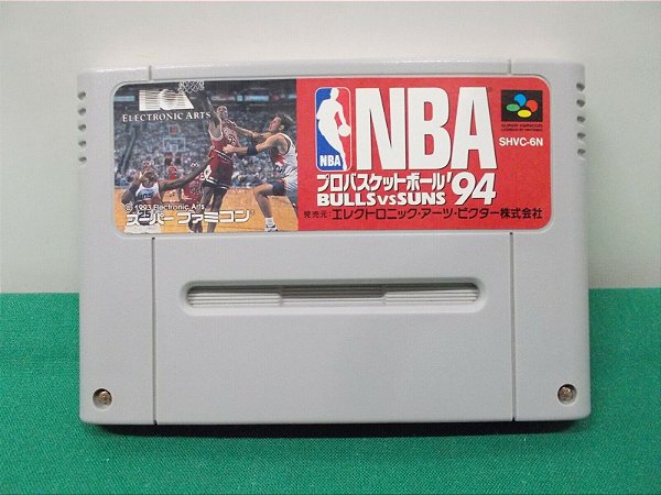 NBA Pro Basketball 94 Bulls Vs Suns - Famicom  Super Nintendo - JP Original ( USADO )