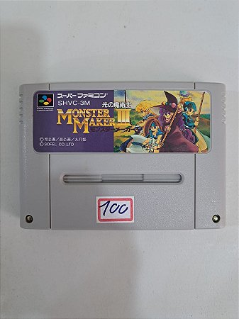 Monster Maker 3 - Famicom Super Nintendo - JP Original ( USADO )