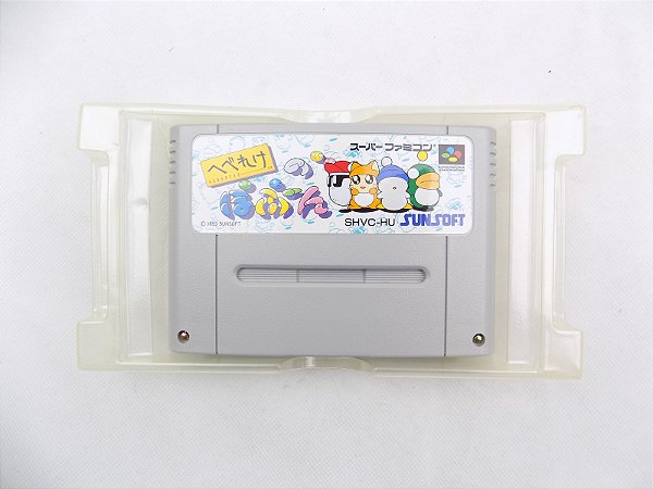 Sun Electronics Heberekeno Popun Puzzle - Famicom  Super Nintendo - JP Original ( USADO )