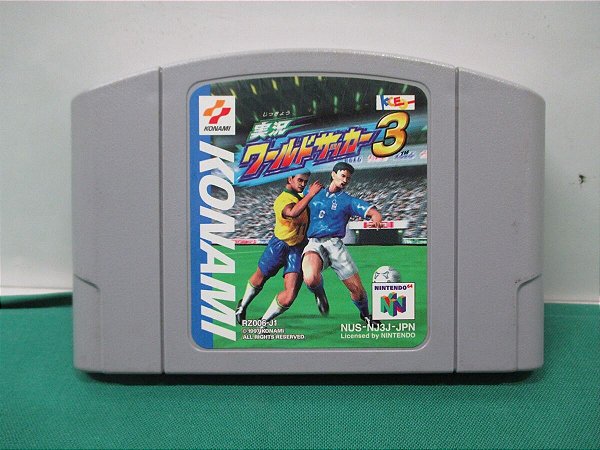 Jikkyō World Soccer 3 - Nintendo 64 - JP Original ( USADO )