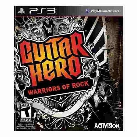 Guitar Hero Warriors of Rock - Ps3 ( USADO )