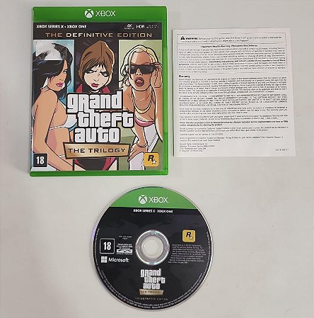 Gta Grand Theft Auto The Trilogy Definitive Edition - Xbox One ( USADO )