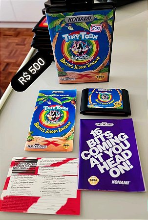 Tiny Toon CIB - Sega Genesis Mega Drive ( USADO )