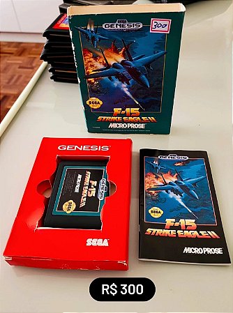 F-15 Striker Eagle 2 CIB - Sega Genesis Mega Drive ( USADO )