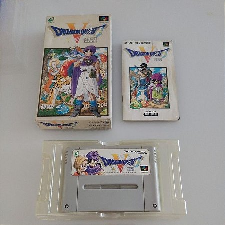 Dragon Quest V ( CIB ) - Famicom  Super Nintendo - JP Original ( USADO )