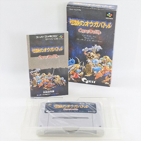 Ogre Battle ( CIB ) - Famicom  Super Nintendo - JP Original ( USADO )