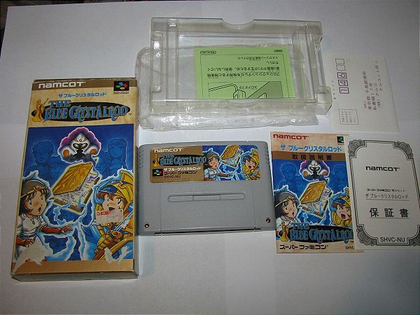 The Blue Crystalrod ( CIB ) - Famicom  Super Nintendo - JP Original ( USADO )