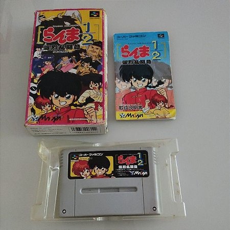 Ranma 1-2 Bakuretsu Rantou Hen ( CIB ) - Famicom  Super Nintendo - JP Original ( USADO )