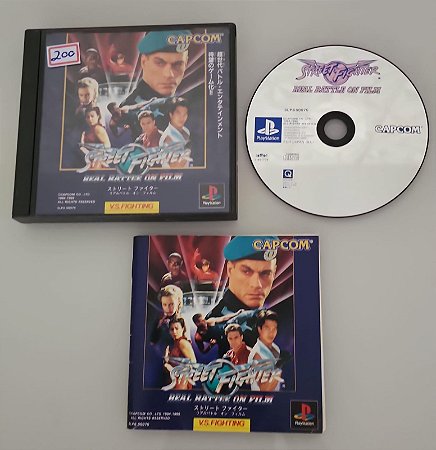 Street Fighter The Movie Real Battle on Film - PS1 JP Original ( USADO )