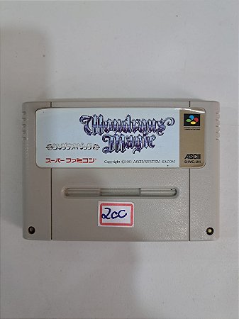 WONDROUS MAGIC - Famicom Super Nintendo - JP Original ( USADO )