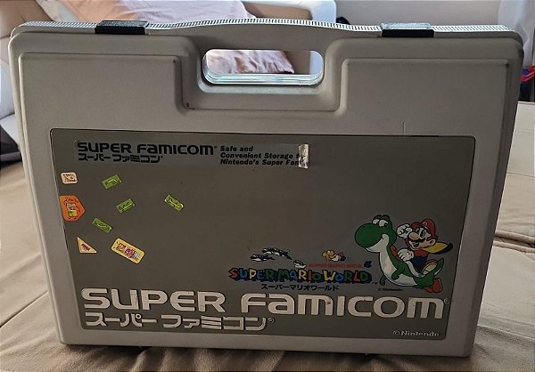 Maleta Grande Mario World - Famicom  Super Nintendo - JP Original ( USADO )