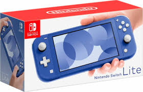 Console Nintendo Switch Lite Azul Desbloqueado - Nintendo Switch ( NOVO )