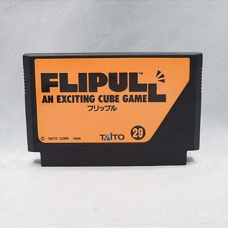 FLIPULL An Exciting Cube Game - Nintendo Famicom - Family Computer ( USADO )