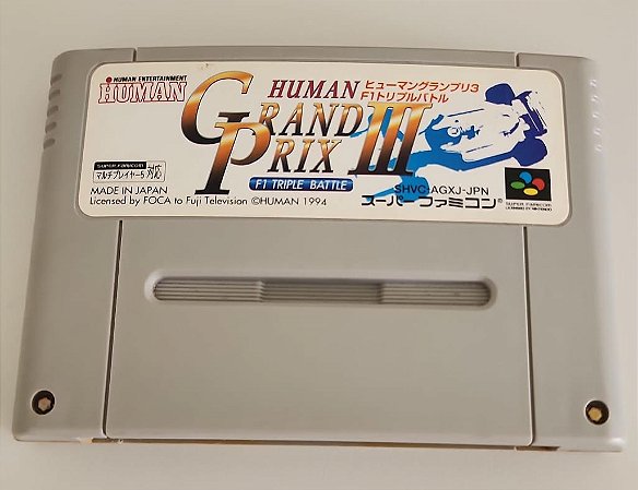 Human Grand Prix 3 - Super Famicom ( USADO )