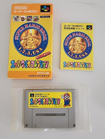 Super Mario All Star CIB - Famicom  Super Nintendo - JP Original ( USADO )