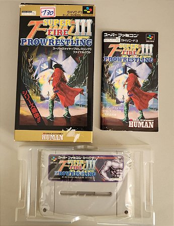 Super Fire Prowrestling 3 CIB - Super Famicom ( USADO )