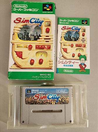 Sim City CIB - Super Famicom ( USADO )