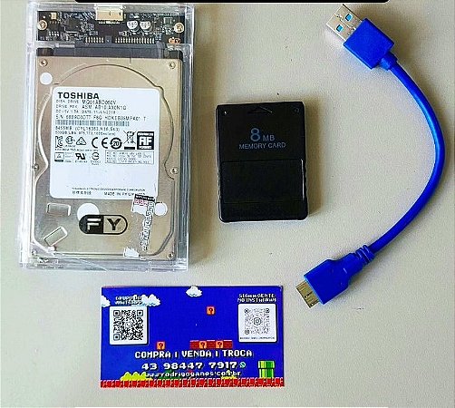 KIT OPL Para PS2 Com cerca de 280 jogos - PS2 ( NOVO )