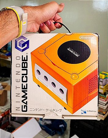 Console Nintendo Game Cube Laranja - Nintendo Game Cube ( USADO )