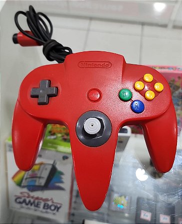 Controle Nintendo 64 Vermelho - Nintendo 64 ( USADO )