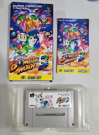 Bomberman 3 CIB - Super Famicom ( USADO )