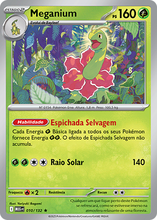 Meganium (010/132) ( Rara - Megaevolução NM )