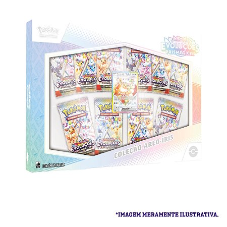 Box Coleção Arco-Íris - Escarlate e Violeta 8.5 - Evoluções Prismáticas