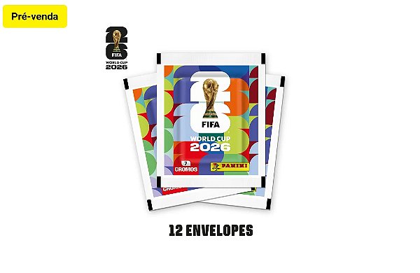 Copa Do Mundo 2026 - Kit Com 12 Envelopes - FIFA WORLD CUP 2026