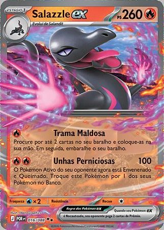 Salazzle ex (016/88) ( Foil - Equilibrio Perfeito NM )