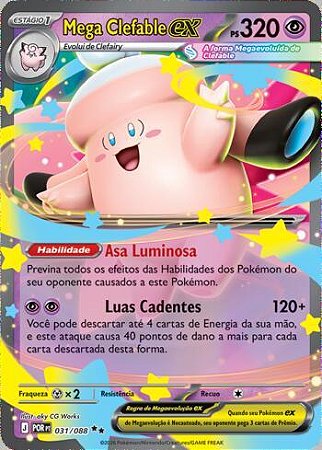 Mega Clefable ex (031/88) ( Foil - Equilibrio Perfeito NM )
