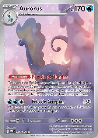 Aurorus (092/88) ( Foil - Equilibrio Perfeito NM )