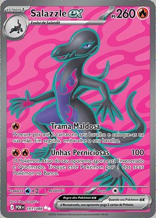 Salazzle ex (101/88) ( Foil - Equilibrio Perfeito NM )