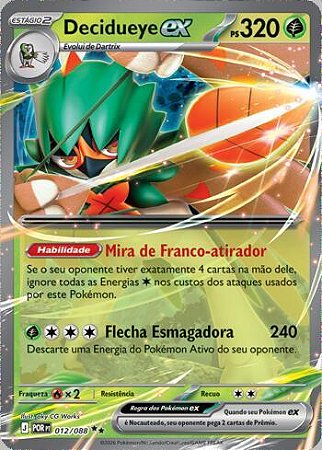 Decidueye ex (012/88) ( Foil - Equilibrio Perfeito NM )