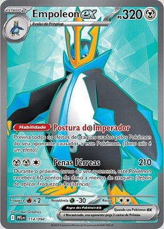 Empoleon ex (114/094) ( Foil - Fogo Fantasmagórico NM )