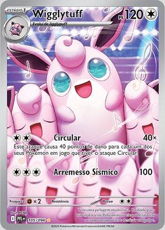 Wigglytuff (105/094) ( Foil - Fogo Fantasmagórico NM )