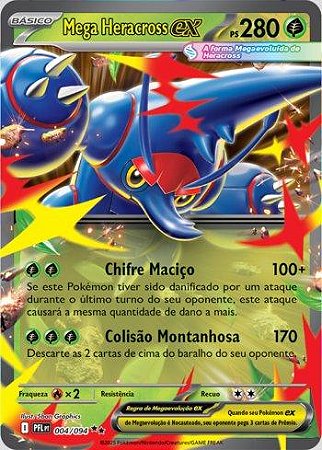 Mega Heracross ex (004/094) ( Foil - Fogo Fantasmagórico NM )