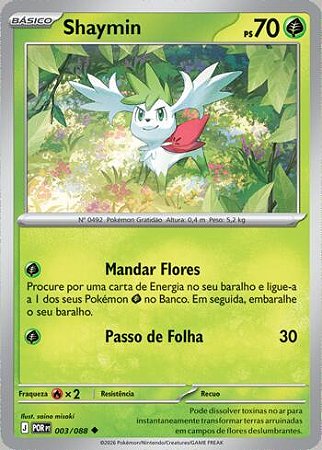 Shaymin (003/88) ( Normal - Equilibrio Perfeito NM )