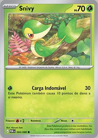 Snivy (004/88) ( Normal - Equilibrio Perfeito NM )