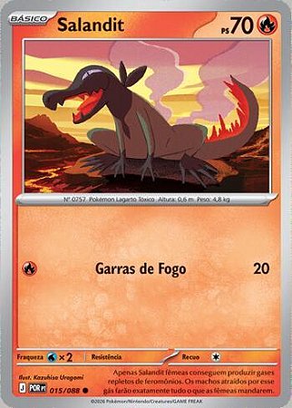 Salandit (015/88) ( Normal - Equilibrio Perfeito NM )