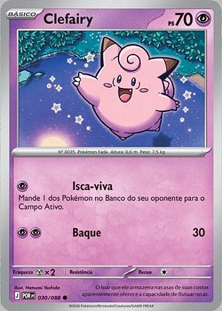 Clefairy (030/88) ( Reverse Foil - Equilibrio Perfeito NM )