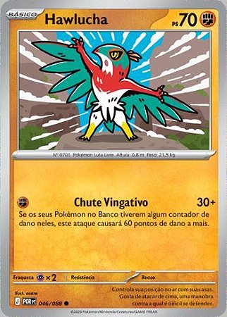 Hawlucha (046/88) ( Reverse Foil - Equilibrio Perfeito NM )
