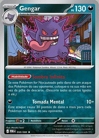 Gengar (050/88) ( Foil - Equilibrio Perfeito NM )