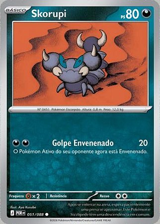 Skorupi (051/88) ( Normal - Equilibrio Perfeito NM )