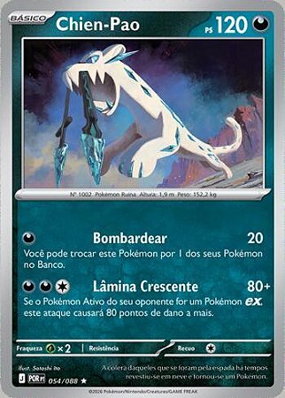 Chien-Pao (054/88) ( Foil - Equilibrio Perfeito NM )