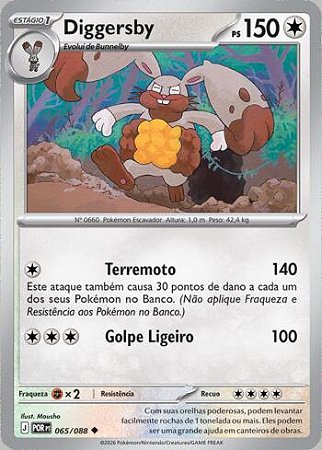 Diggersby (065/88) ( Normal - Equilibrio Perfeito NM )