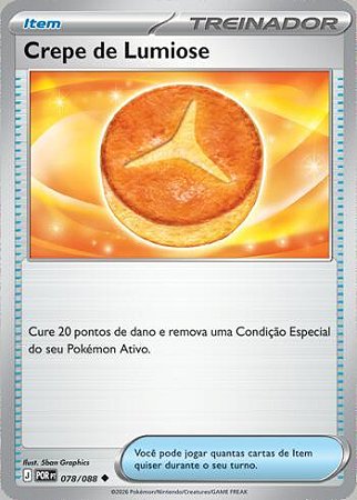 Crepe de Lumiose (078/88) ( Normal - Equilibrio Perfeito NM )